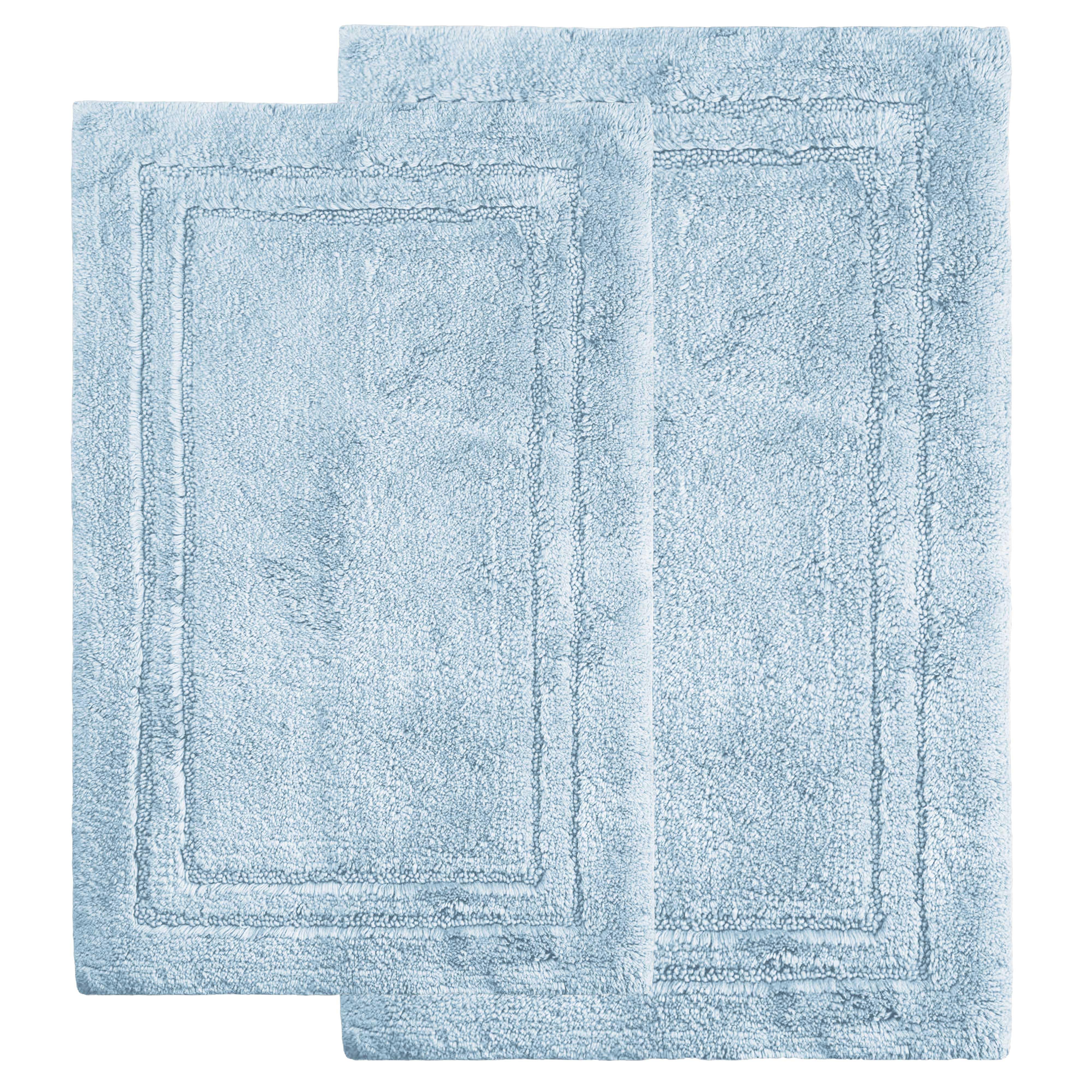 Non-Slip Absorbent Assorted Solid 2 Piece Bath Rug Set - Bath Rugs by Superior