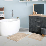 Non-Slip Absorbent Assorted Solid 2 Piece Bath Rug Set - Bath Rugs by Superior