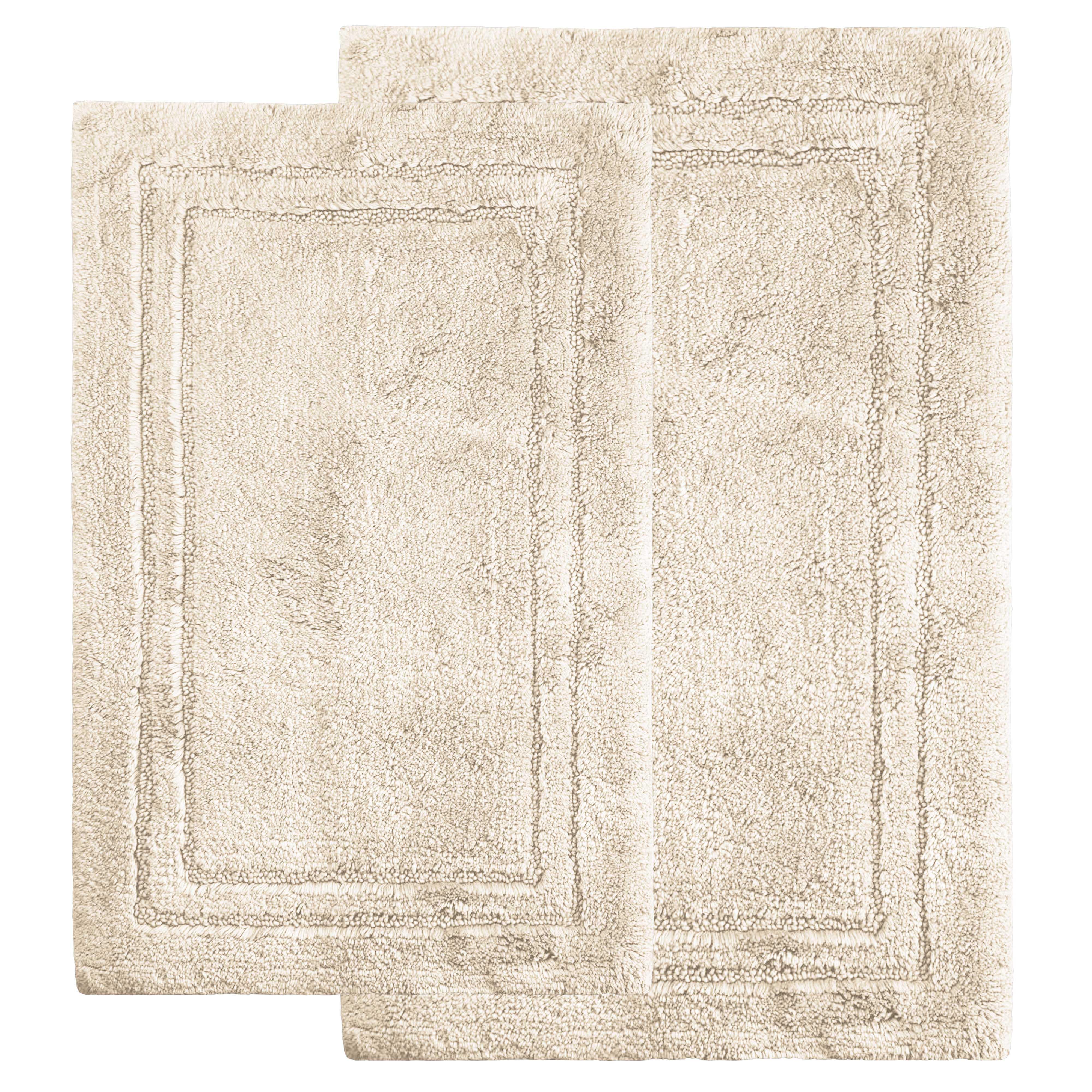 Non-Slip Absorbent Assorted Solid 2 Piece Bath Rug Set - Bath Rugs by Superior