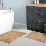 Non-Slip Absorbent Assorted Solid 2 Piece Bath Rug Set - Bath Rugs by Superior