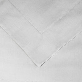 Superior Cotton Percale Modern Traditional Duvet Cover Set - Platinum