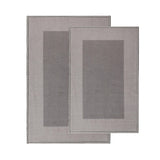 Reno Modern Non-Slip Machine Washable Kitchen & Bath Rug Mat Set - Bath Mats by Superior