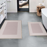 Reno Modern Non-Slip Machine Washable Kitchen & Bath Rug Mat Set - Bath Mats by Superior
