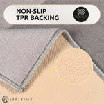Reno Modern Non-Slip Machine Washable Kitchen & Bath Rug Mat Set - Bath Mats by Superior