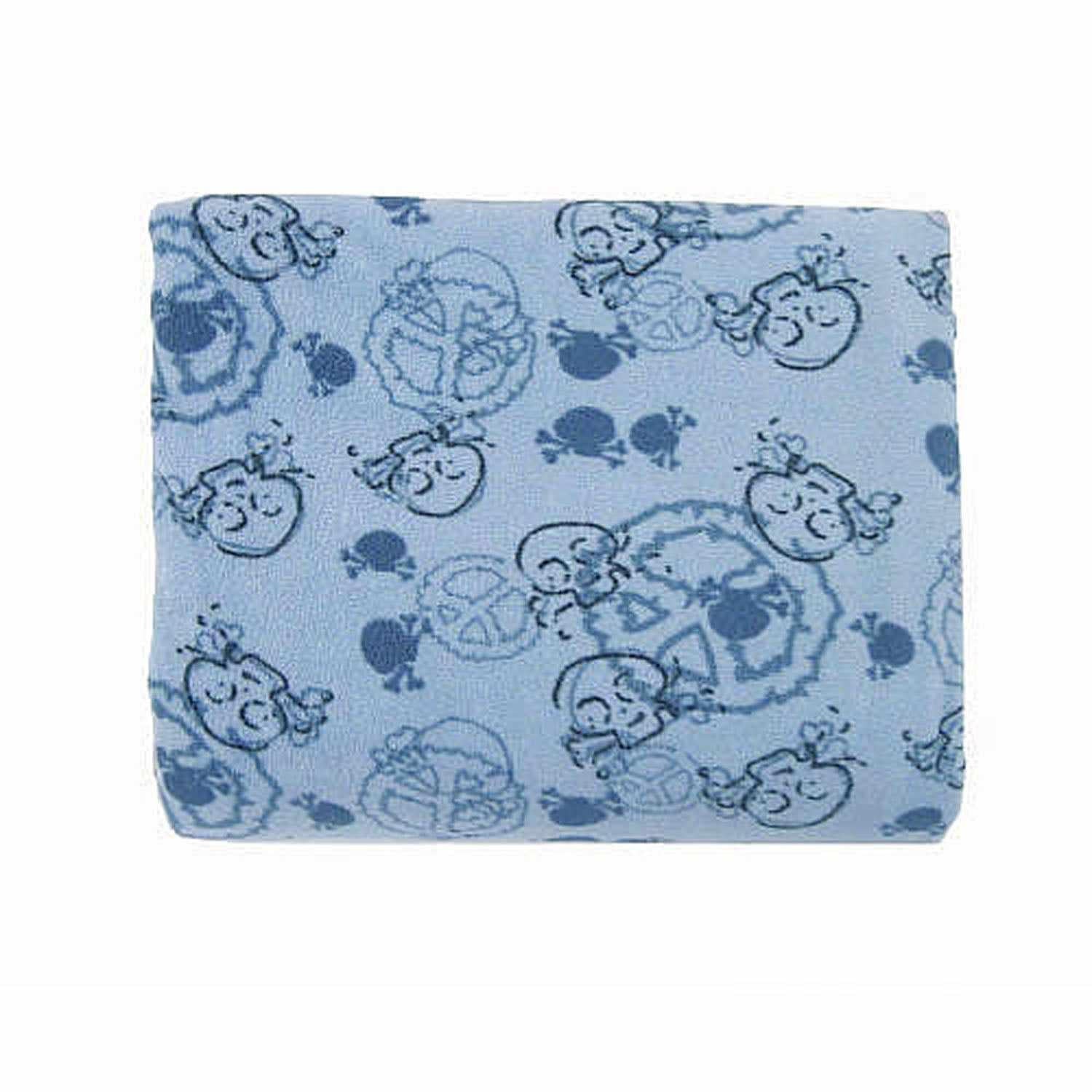 Rock Party Skull and Peace Sign Kids Fleece Throw Blanket - Blanket by Superior