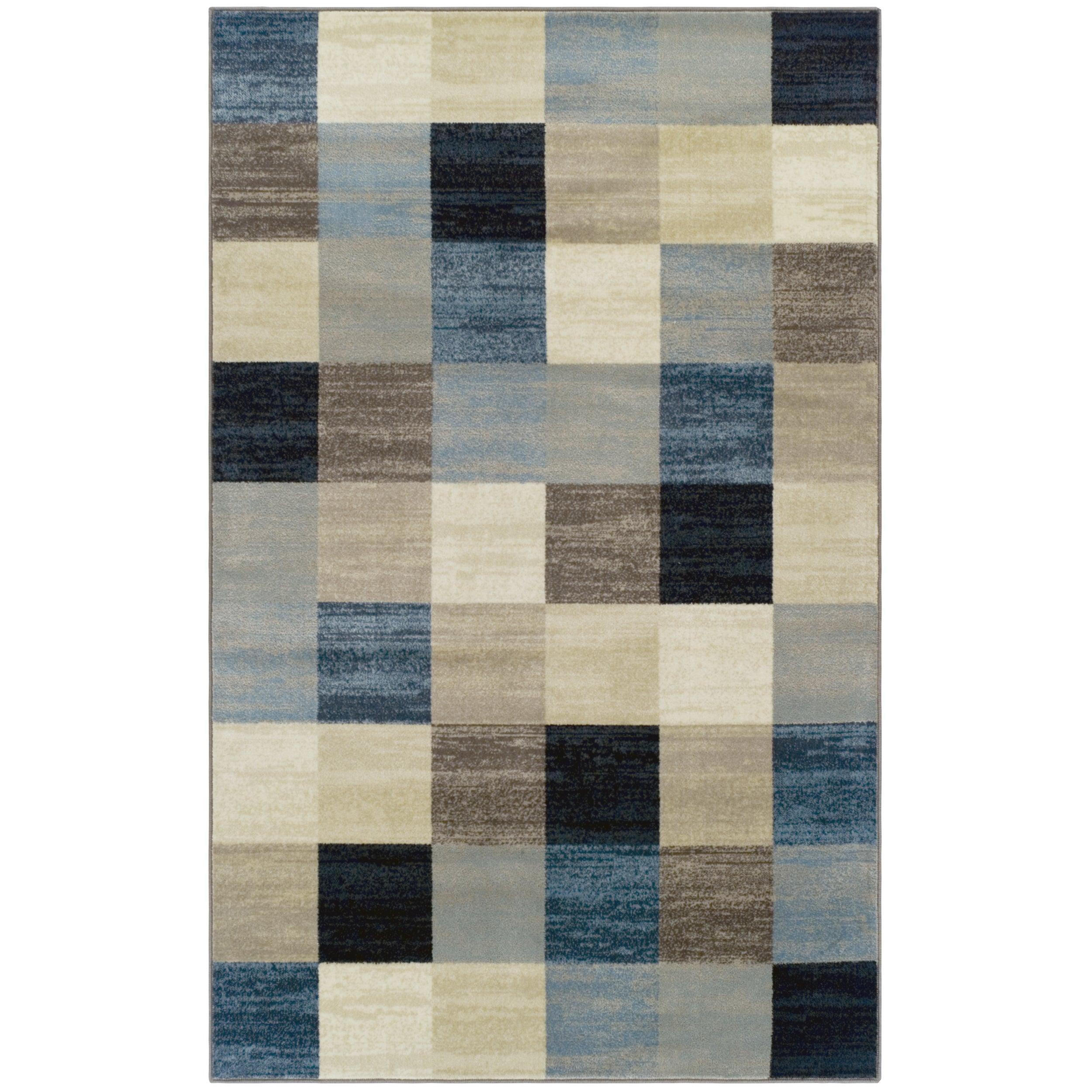 Rockaway Modern Geometric Checkered Indoor Area Rug Or Runner - Rugs by Superior