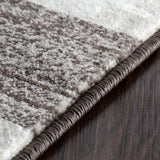 Rockaway Modern Geometric Checkered Indoor Area Rug Or Runner - Rugs by Superior
