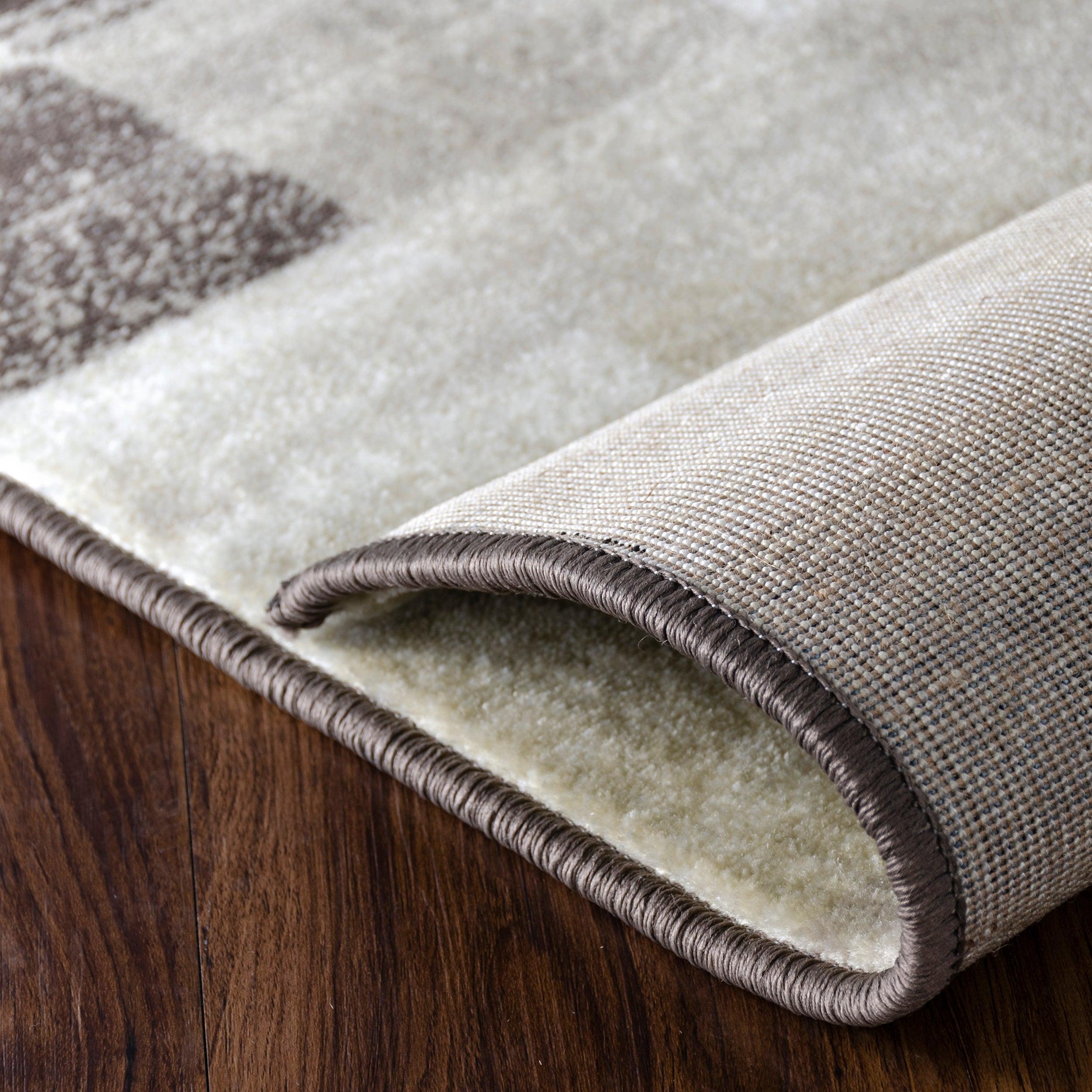Rockaway Modern Geometric Checkered Indoor Area Rug Or Runner - Rugs by Superior