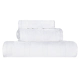 Roma Cotton Ribbed Textured Soft Absorbent 3 Piece Assorted Towel Set - Towel Set by Superior
