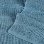 Roma Cotton Ribbed Textured Soft Absorbent 3 Piece Assorted Towel Set - Towel Set by Superior