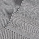 Roma Cotton Ribbed Textured Soft Absorbent 3 Piece Assorted Towel Set - Towel Set by Superior