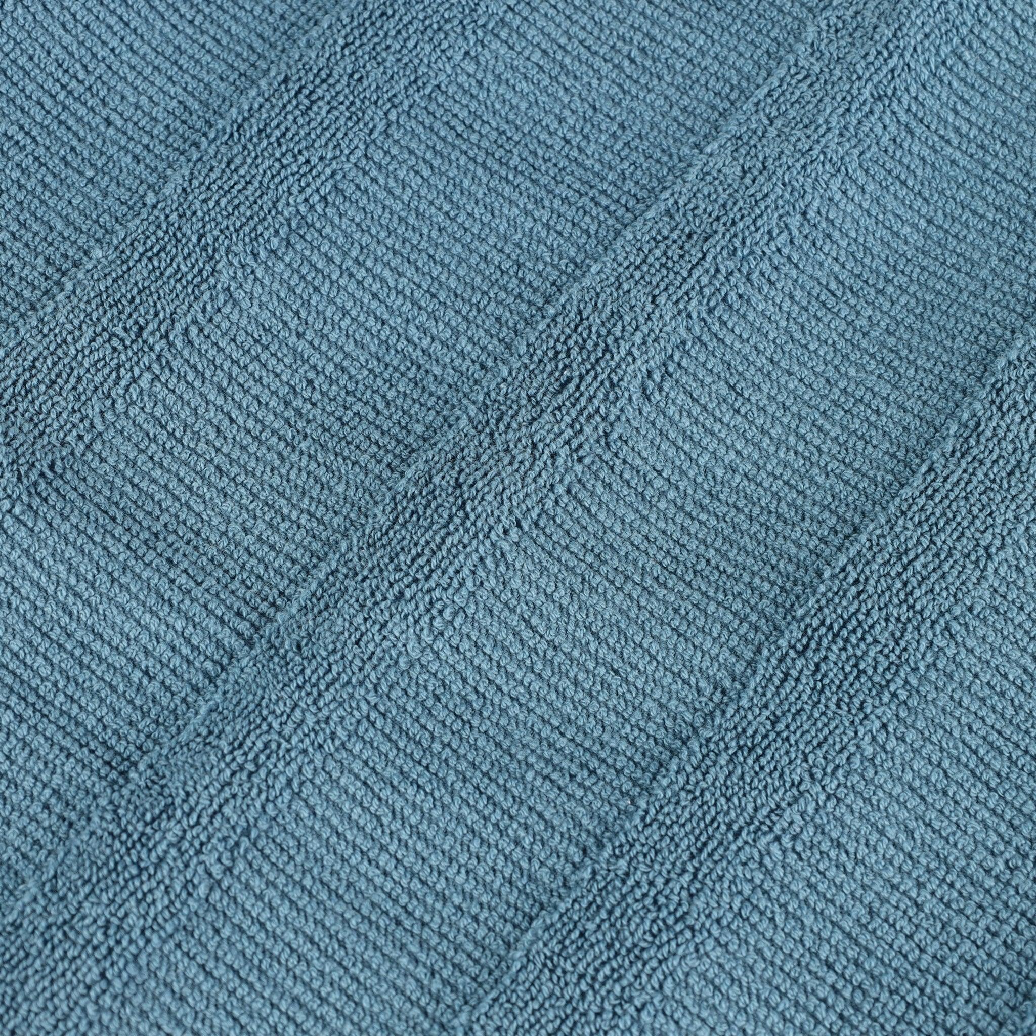 Roma Cotton Ribbed Textured Soft Absorbent 3 Piece Assorted Towel Set - Towel Set by Superior