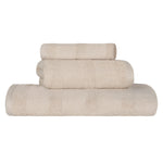 Roma Cotton Ribbed Textured Soft Absorbent 3 Piece Assorted Towel Set - Towel Set by Superior