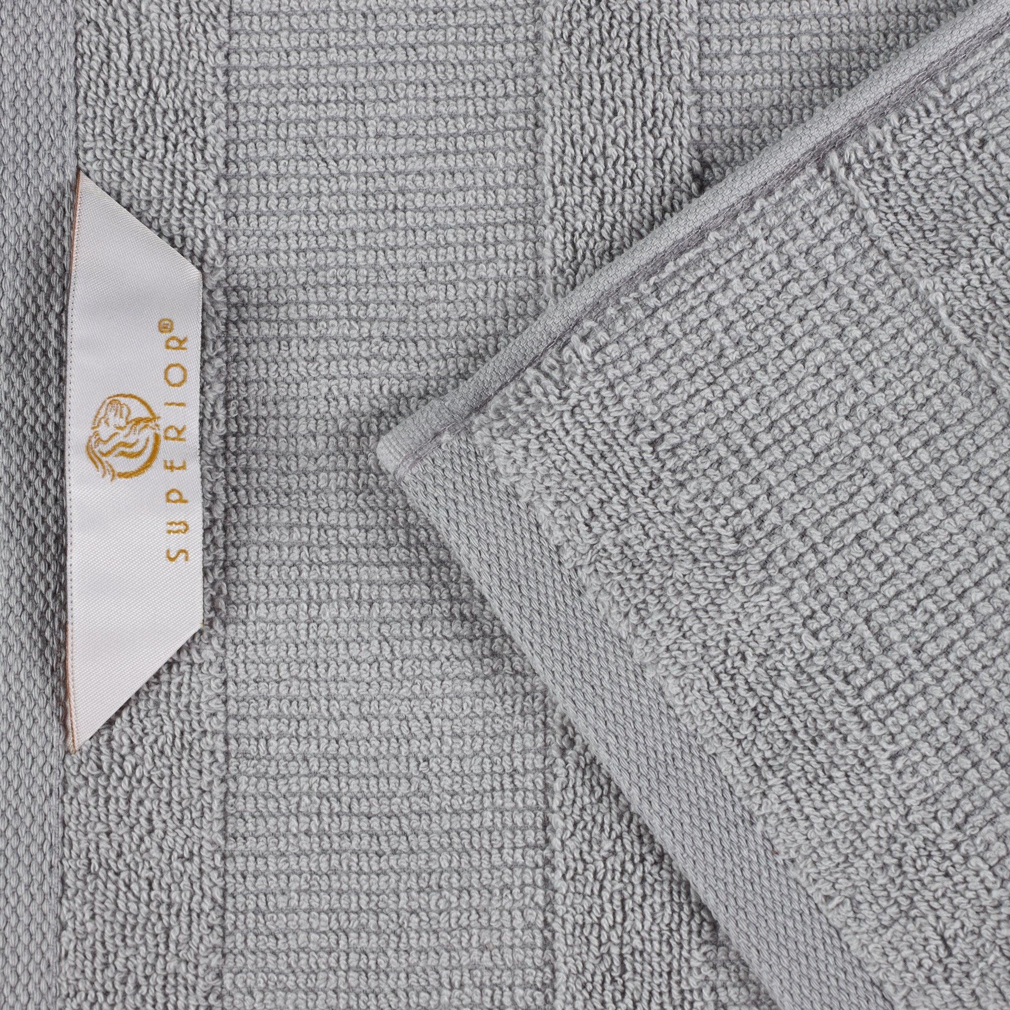 Roma Cotton Ribbed Textured Soft Absorbent 3 Piece Assorted Towel Set - Towel Set by Superior