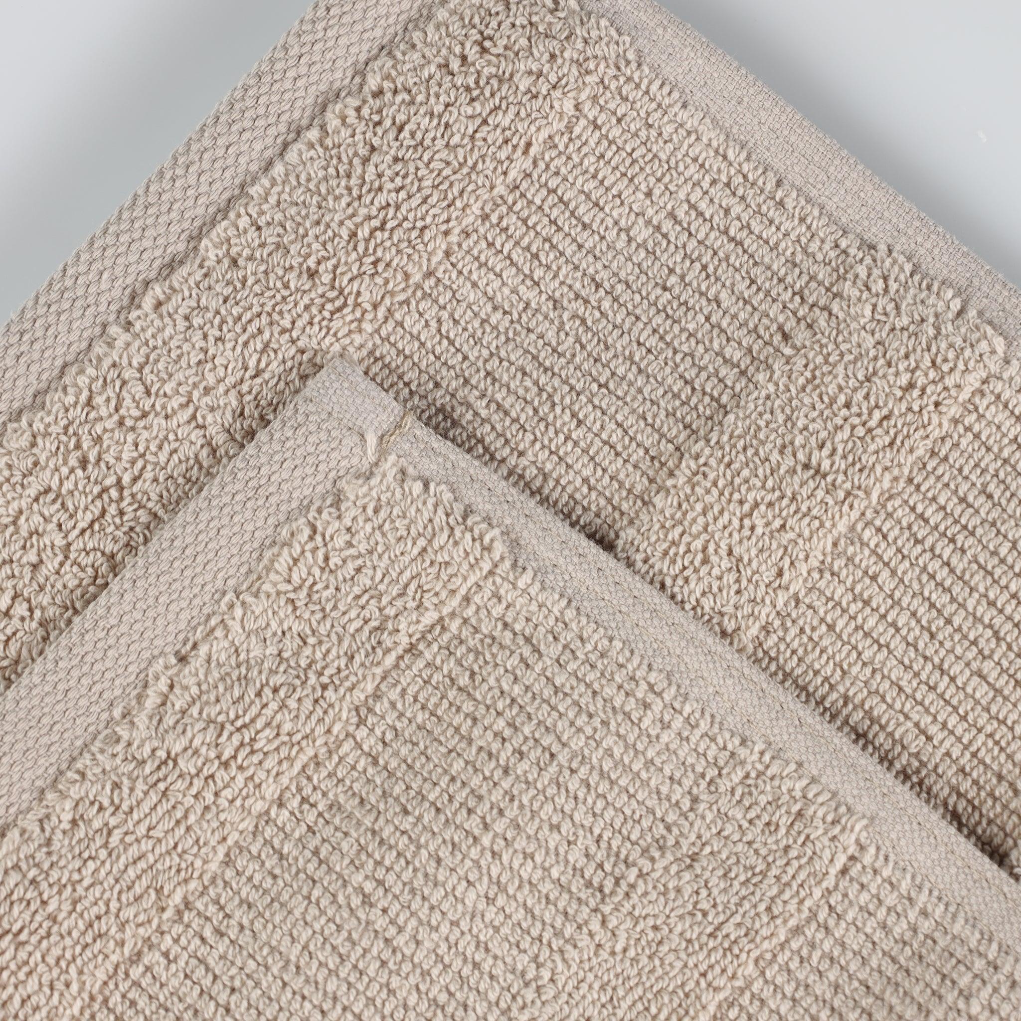 Roma Cotton Ribbed Textured Soft Absorbent 3 Piece Assorted Towel Set - Towel Set by Superior