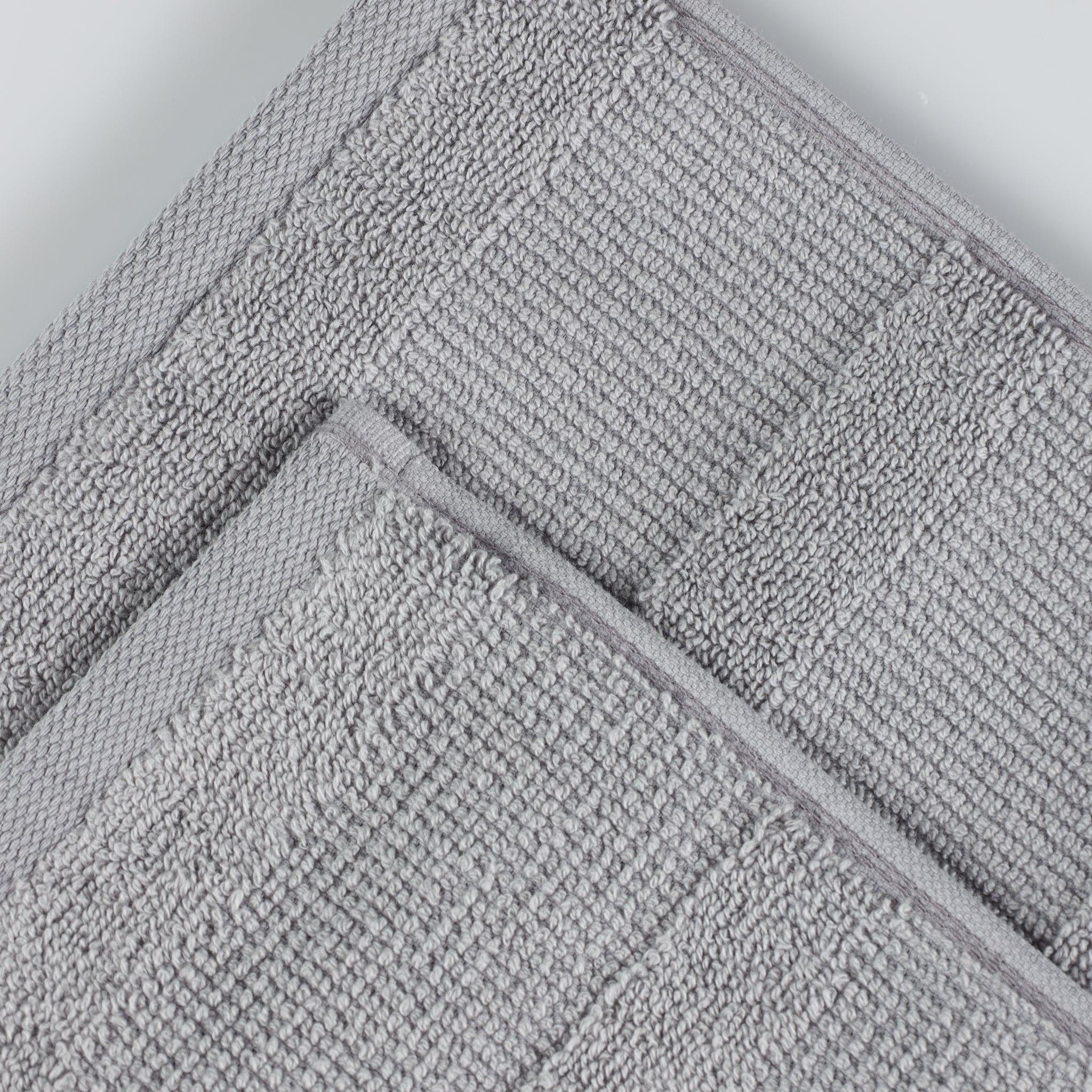 Roma Cotton Ribbed Textured Soft Absorbent 3 Piece Assorted Towel Set - Towel Set by Superior