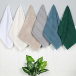 Roma Cotton Ribbed Textured Soft Absorbent 3 Piece Assorted Towel Set - Towel Set by Superior