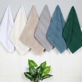 Roma Cotton Ribbed Textured Soft Absorbent 3 Piece Assorted Towel Set - Towel Set by Superior