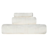 Roma Cotton Ribbed Textured Soft Absorbent 3 Piece Assorted Towel Set - Towel Set by Superior