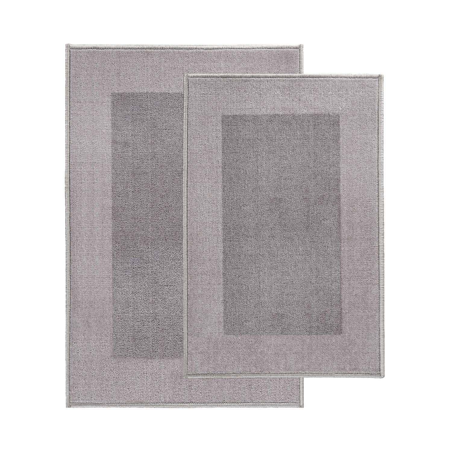 Rome Modern Non-Slip Machine Washable Bath Rug Set - Bath Rugs by Superior Brand