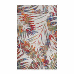 Siesta Botanical Leaves Geometric Area Rug Indoor Outdoor Rug - Rugs by Superior
