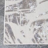 Siesta Botanical Leaves Geometric Area Rug Indoor Outdoor Rug - Rugs by Superior
