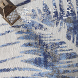 Siesta Botanical Leaves Geometric Area Rug Indoor Outdoor Rug - Rugs by Superior