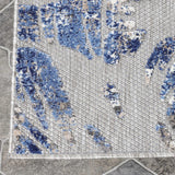 Siesta Botanical Leaves Geometric Area Rug Indoor Outdoor Rug - Rugs by Superior