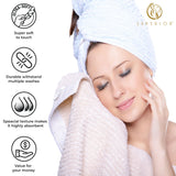Soho Cotton Ribbed Textured Absorbent Hand and Bath Towel Set - Towel Set by Superior