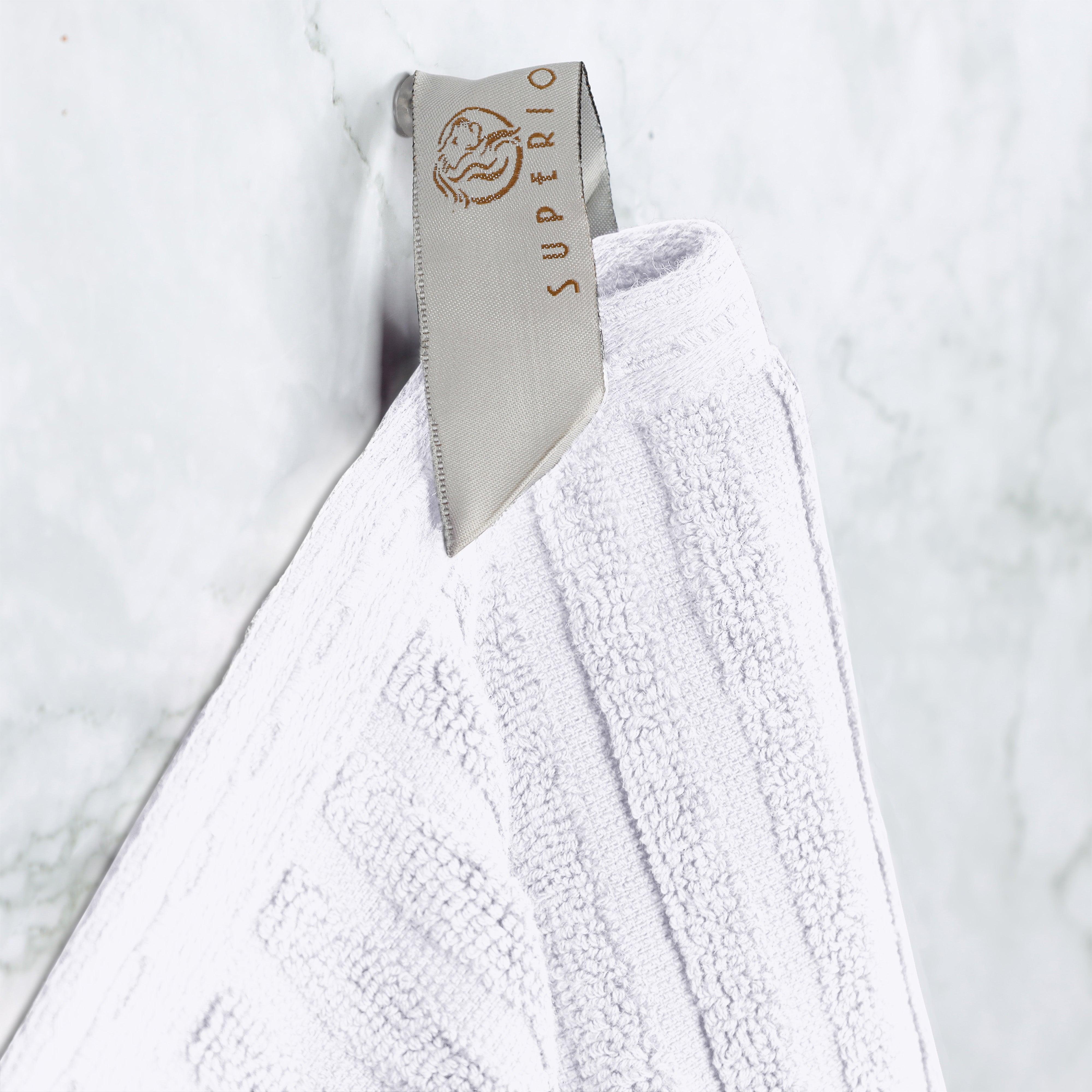 Soho Ribbed Cotton Absorbent Medium Weight 8 Piece Towel Set - Towel Set by Superior