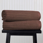 Soho Ribbed Cotton Absorbent 2 Piece Bath Sheet Towel Set - Bath Sheet by Superior
