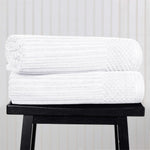 Soho Ribbed Cotton Absorbent 2 Piece Bath Sheet Towel Set - Bath Sheet by Superior