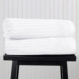 Soho Ribbed Cotton Absorbent 2 Piece Bath Sheet Towel Set - Bath Sheet by Superior