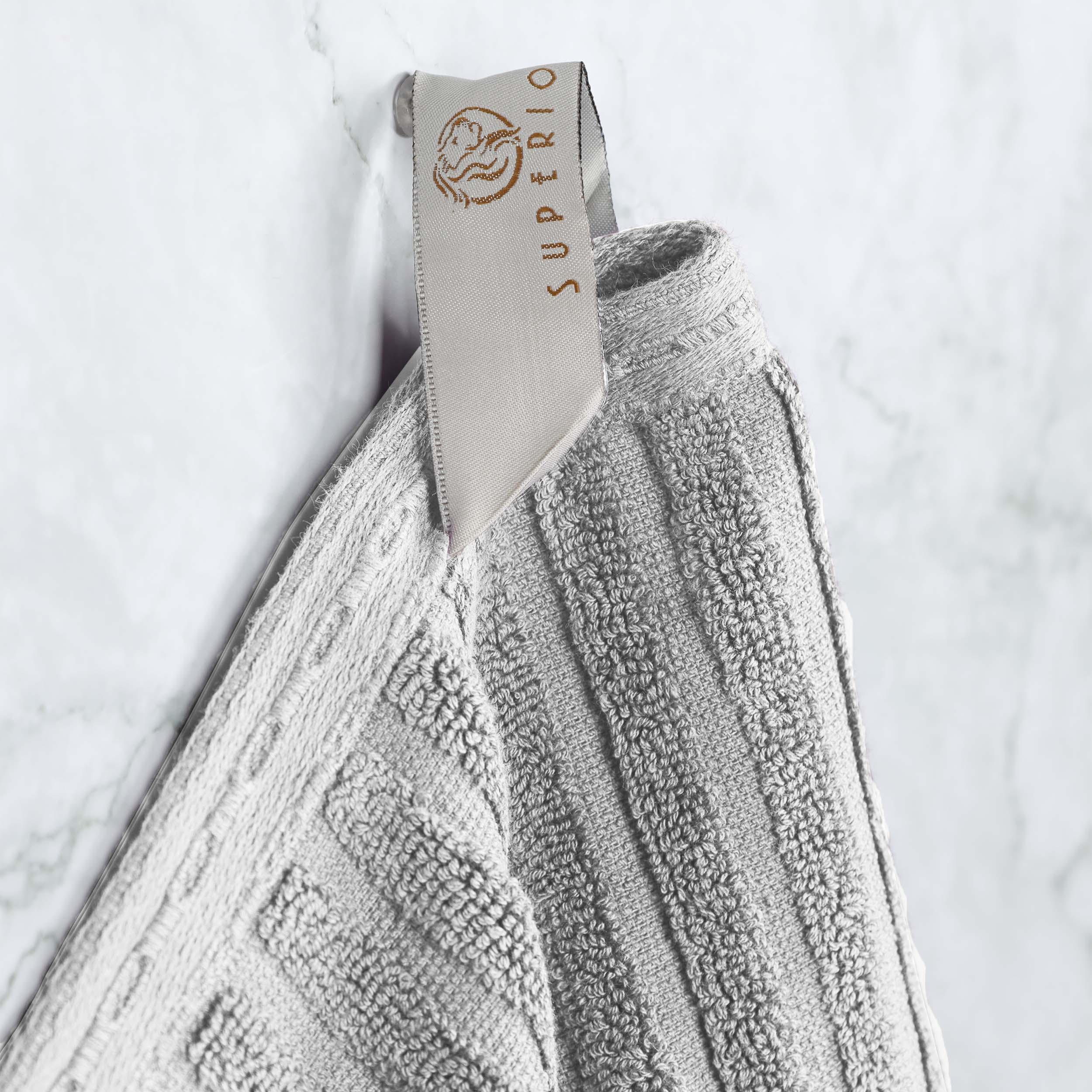 Soho Ribbed Cotton Super Absorbent 4 Piece Hand Towel Set - Hand Towel Set by Superior