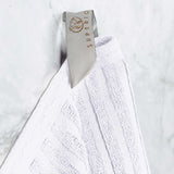 Soho Ribbed Cotton Absorbent Medium Weight 12 Piece Towel Set - Towel Set by Superior