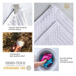 Soho Ribbed Cotton Super Absorbent 4 Piece Hand Towel Set - Hand Towel Set by Superior