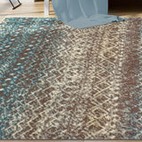 Sunderland Modern Abstract Geometric Indoor Area Rug - by Superior