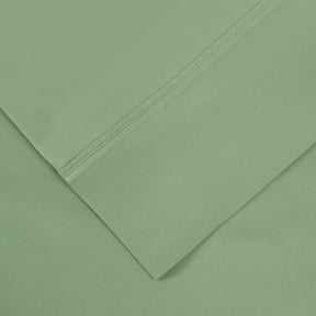 Superior 1000 Thread Count Lyocell Blend Wrinkle Resistant Solid Sheet Set - Sage