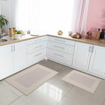 Troy Solid Non-Slip Machine Washable Bath Rug Set - Bath Mats by Superior