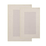 Troy Solid Non-Slip Machine Washable Bath Rug Set - Bath Mats by Superior