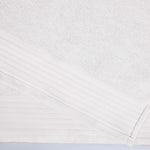 Turkish Cotton Jacquard Herringbone and Solid 4 Piece Bath Towel Set - Bath Towel by Superior