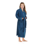 Turkish Cotton Terry Kimono Embroidered Super-Soft Unisex Bathrobe - Bath Robe by Superior