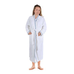 Turkish Cotton Terry Kimono Embroidered Super-Soft Unisex Bathrobe - Bath Robe by Superior