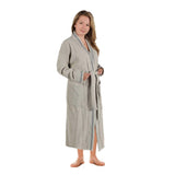 Turkish Cotton Terry Kimono Embroidered Super-Soft Unisex Bathrobe - Bath Robe by Superior