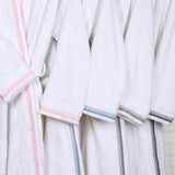 Turkish Cotton Terry Kimono Embroidered Super-Soft Unisex Bathrobe - Bath Robe by Superior