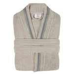 Turkish Cotton Terry Kimono Embroidered Super-Soft Unisex Bathrobe - Bath Robe by Superior