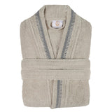 Turkish Cotton Terry Kimono Embroidered Super-Soft Unisex Bathrobe - Bath Robe by Superior