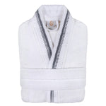 Turkish Cotton Terry Kimono Embroidered Super-Soft Unisex Bathrobe - Bath Robe by Superior