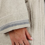 Turkish Cotton Terry Kimono Embroidered Super-Soft Unisex Bathrobe - Bath Robe by Superior