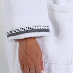 Turkish Cotton Terry Kimono Embroidered Super-Soft Unisex Bathrobe - Bath Robe by Superior